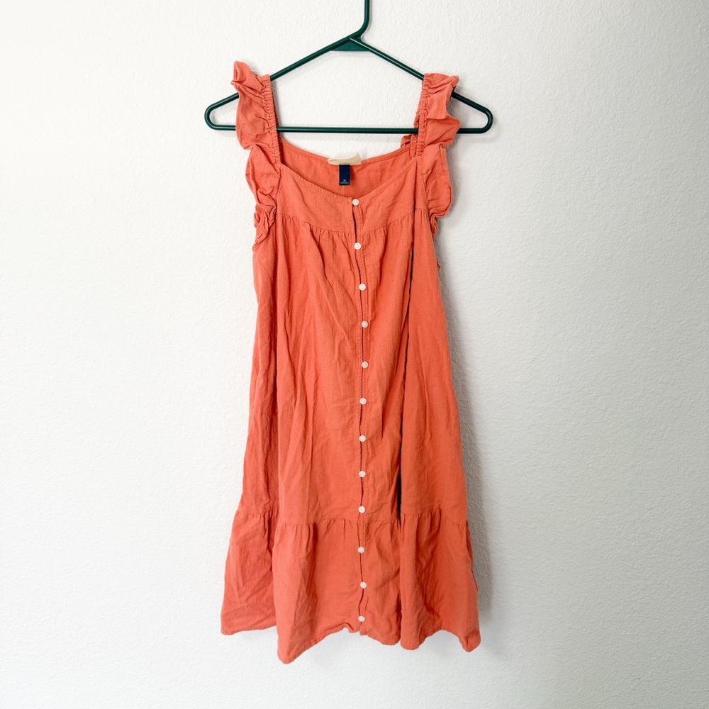 Universal Thread Coral Ruffle Mini Dress